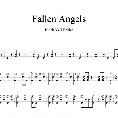 鼓谱*Black Veil Brides_Fallen Angels.asp